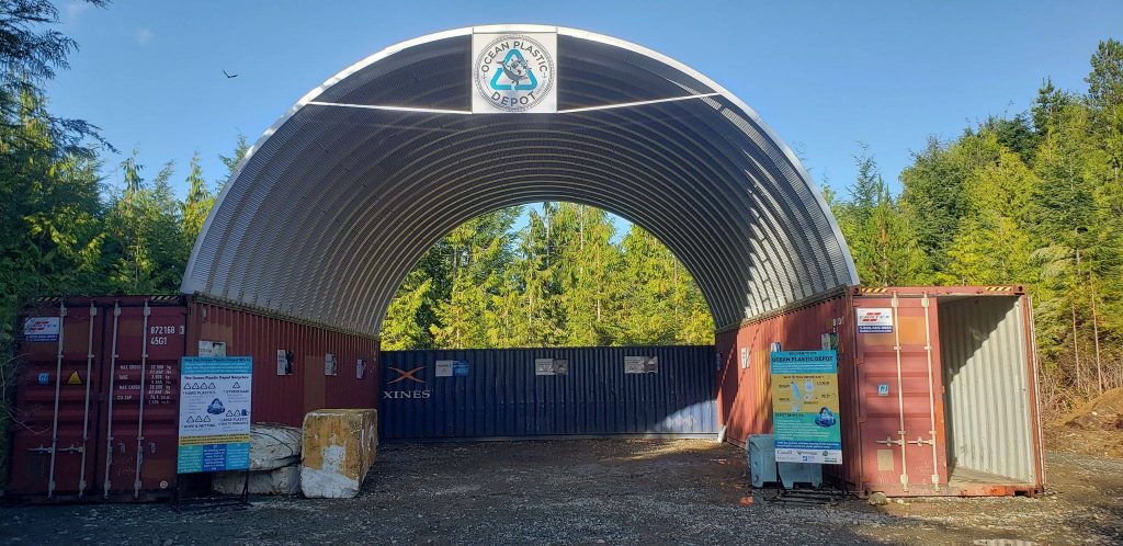 Ocean Plastic Depot in Powell River, BC