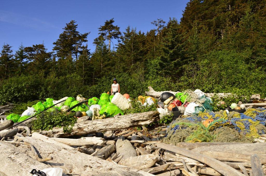 The OL Team Cleaning Alaskan Shorelines!