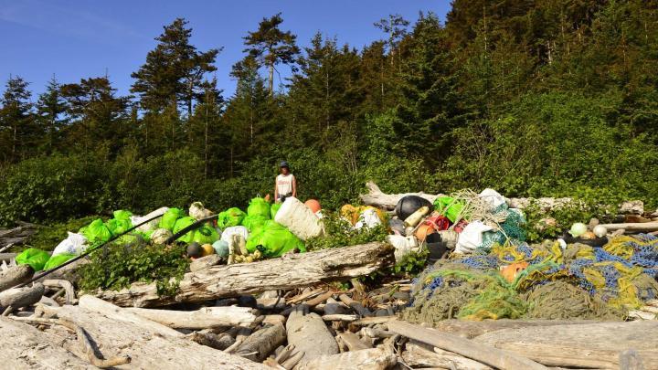 The OL Team Cleaning Alaskan Shorelines!