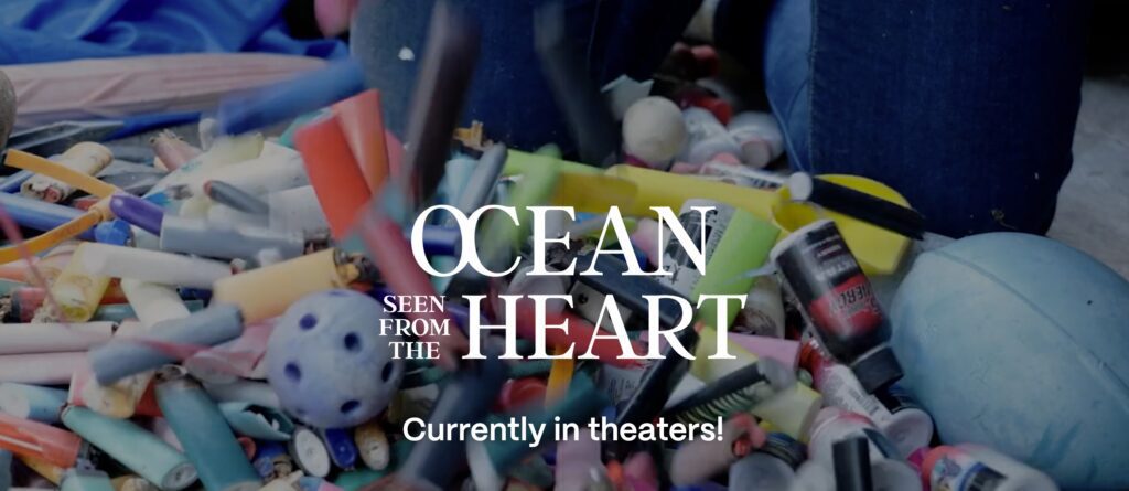 ocean seen from the heart
